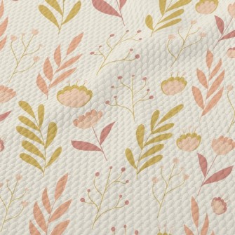 Fairy Garden Flowers Birdseye Piqué