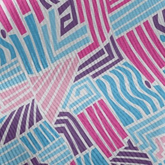 Wavy Straight Lines Standard Corduroy
