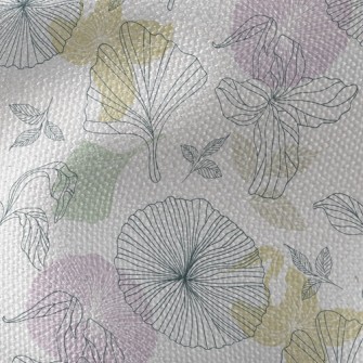 Coil Shadow Flower Waterproof Canvas