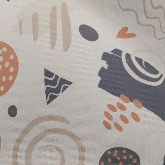 Abstract Lines With Random Dot Chiffon