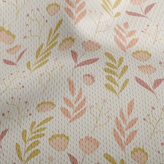 Fairy Garden Flowers Athletic Mesh Flat Back