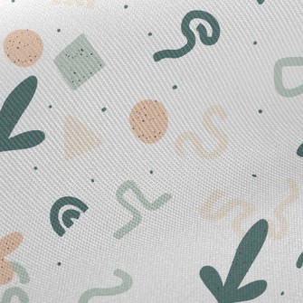 Weird Abstract Lines Twill