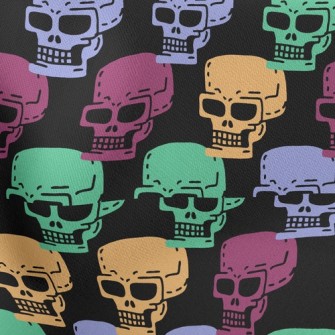 Funny Expression Skull Stretch Ponte