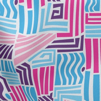 Wavy Straight Lines Stretch Ponte