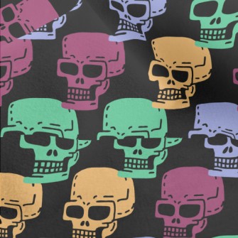 Funny Expression Skull Micro Fleece