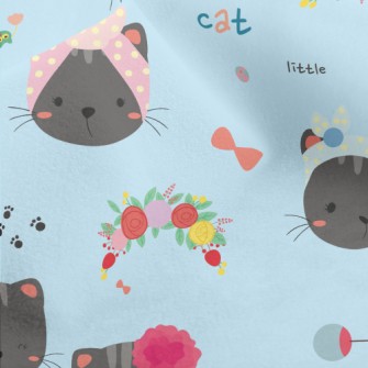 Cute Hairband Kitten Micro Fleece