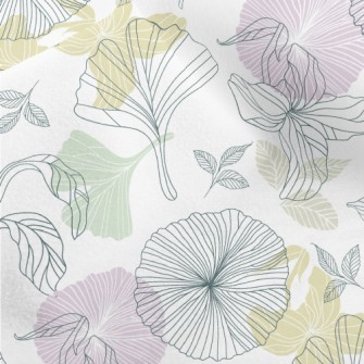 Coil Shadow Flower Micro Fleece