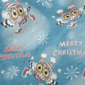 Gorgeous Skater Owl Minky