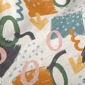 Abstract Watercolor Style Minky