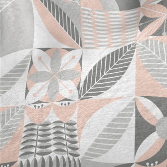 Psychedelic Oval Splicing Minky