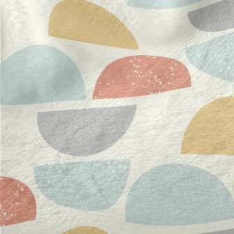 Semicircle Geometric Figure Minky