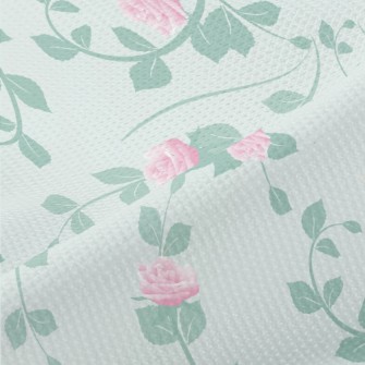 Elegant Thorn Rose Piqué