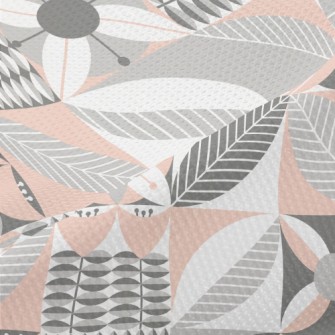 Psychedelic Oval Splicing Piqué