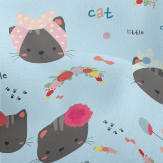 Cute Hairband Kitten Lightweight Performance Linen