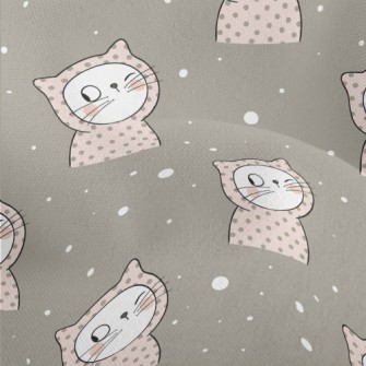 Dot Hooded Winking Cat Lightweight Performance Linen