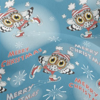Gorgeous Skater Owl Lightweight Performance Linen