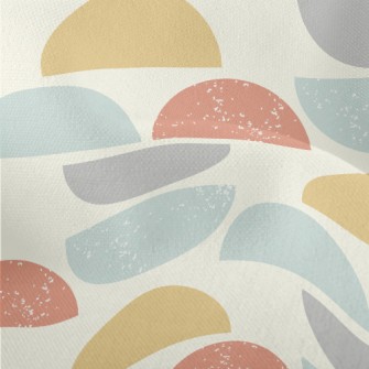 Semicircle Geometric Figure Lightweight Performance Linen