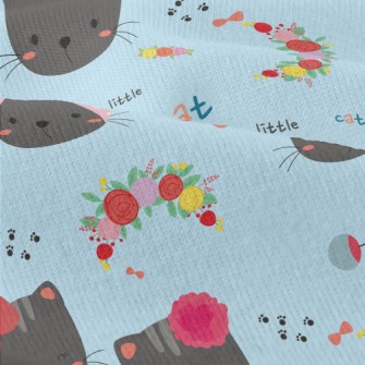 Cute Hairband Kitten Modern Jersey