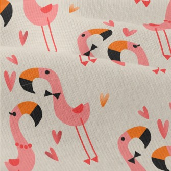 Red Crane Couple In Love Modern Jersey