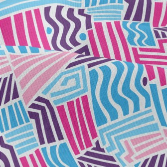 Wavy Straight Lines Modern Jersey