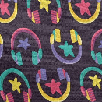 Fluorescent Star Headphones Pongee