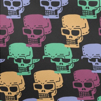 Funny Expression Skull Pongee