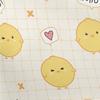 Cute Chick Says Hello Pongee