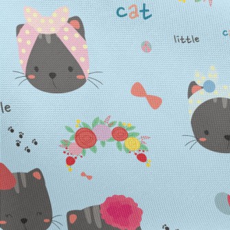 Cute Hairband Kitten Pongee