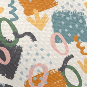 Abstract Watercolor Style Pongee