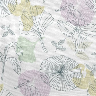 Coil Shadow Flower Pongee