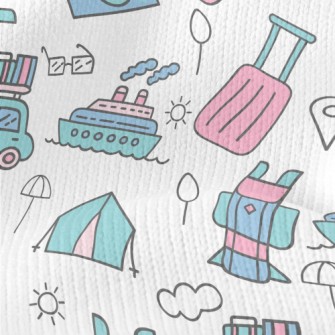 Various Means Of Travel Stretch Jersey