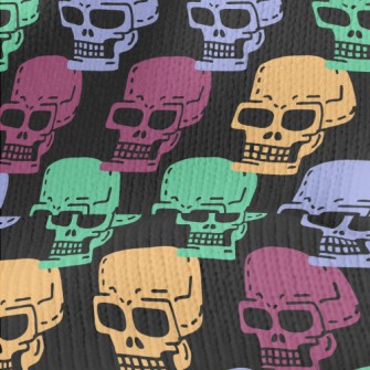 Funny Expression Skull Stretch Jersey