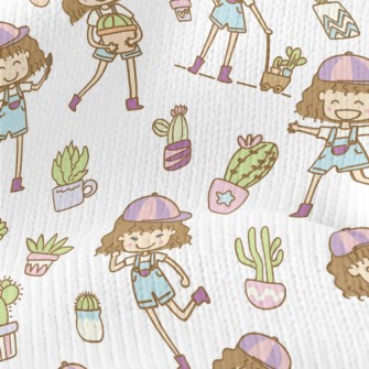 Girl Gardening Expert Stretch Jersey