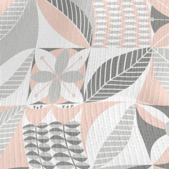 Psychedelic Oval Splicing Stretch Jersey
