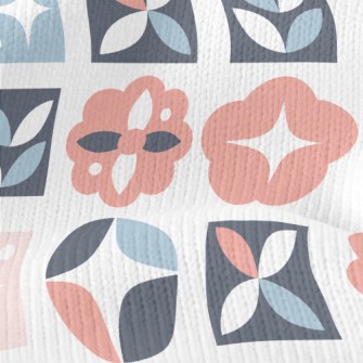 Weird Round Flower Shape Stretch Jersey