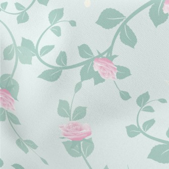 Elegant Thorn Rose Lightweight Cotton Poplin