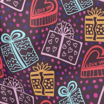 Colorful Packaging Gift Box Lightweight Cotton Poplin