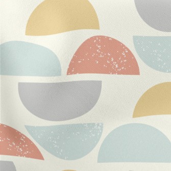 Semicircle Geometric Figure Lightweight Cotton Poplin
