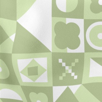 Splicing Strange Squares Lightweight Cotton Poplin