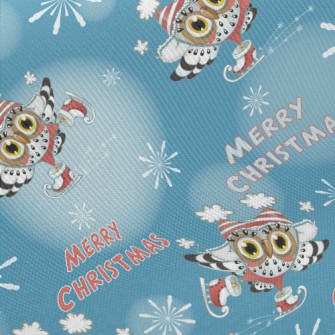 Gorgeous Skater Owl Midweight Cotton Poplin