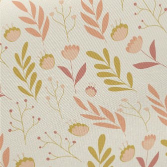 Fairy Garden Flowers Midweight Cotton Poplin