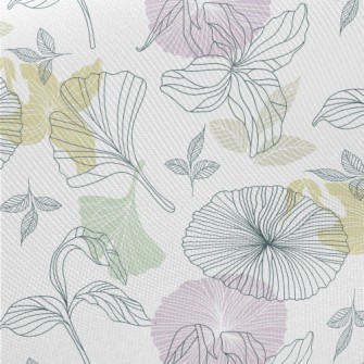 Coil Shadow Flower Midweight Cotton Poplin