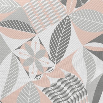 Psychedelic Oval Splicing Midweight Cotton Poplin