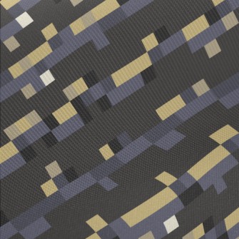 Cartoon Retro Wave Pattern Twill