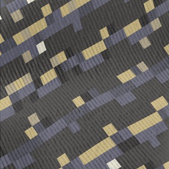 Cartoon Retro Wave Pattern Standard Corduroy