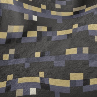 Cartoon Retro Wave Pattern Minky