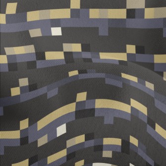 Cartoon Retro Wave Pattern Lightweight Performance Linen