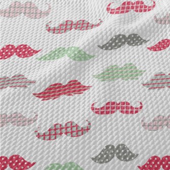 Color Cartoon Beard Birdseye Piqué