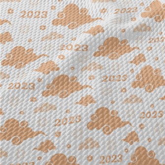 Chinese New Year Celebration Birdseye Piqué