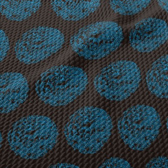 Blue Line Chinese Dragon Birdseye Piqué